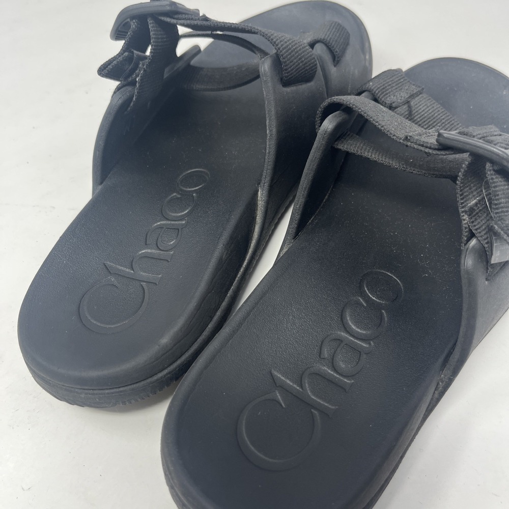 Chaco Chillos Slide Sandals Women's 7 Black Adjustable Strap Sport JCH107818 - Picture 5 of 10